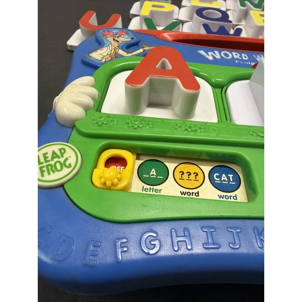 LEAP FROG WORD WHAMMER Electronic Magnetic Fridge Phonics Set - 26 Letters A-Z